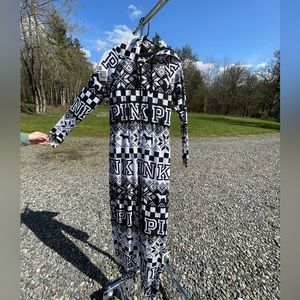 Black and White Pink Victoria’s Secret Onesie